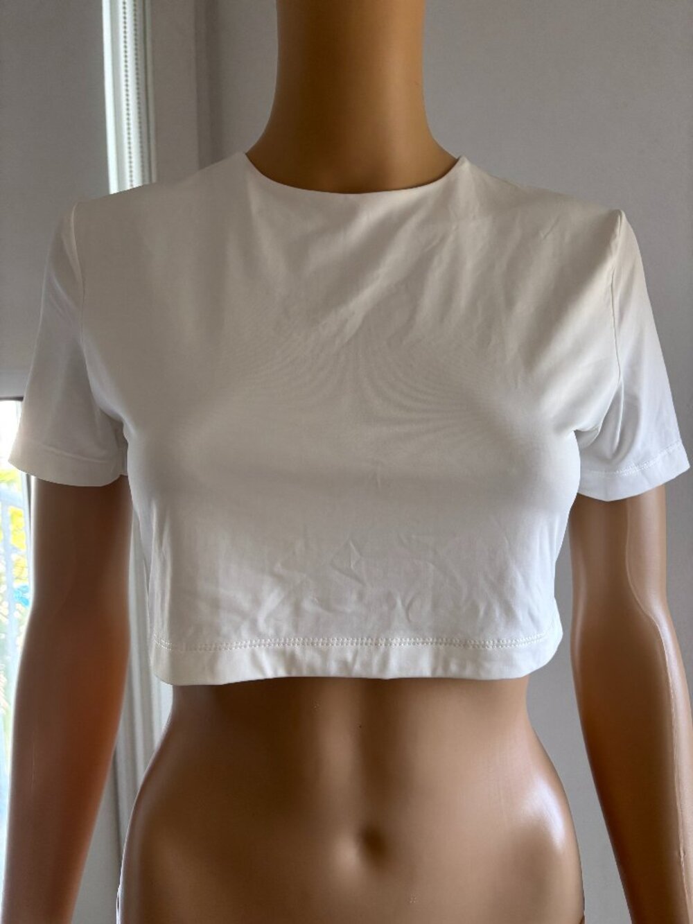ZARA Crop Top Baby Tee NWT Size L
